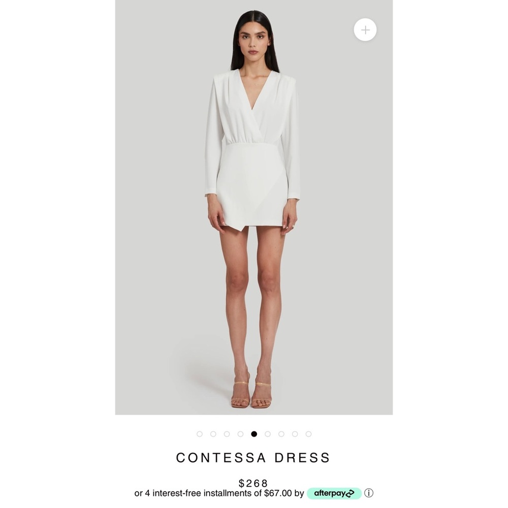 Beautiful white mini dress